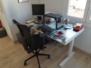 Flexispot E2 Desk Review my desk