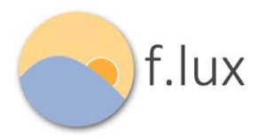 f.lux logo tips for living healthy