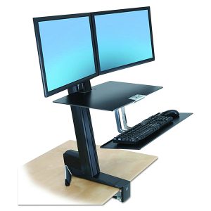 ergotron stand up desk workstation