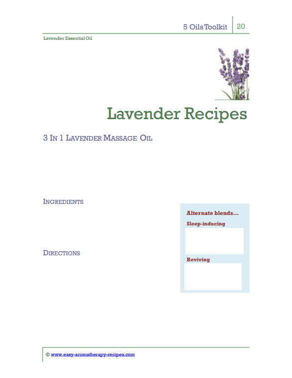 Easy Aromatherapy Recipes 5 Oils Toolkit Ebook review