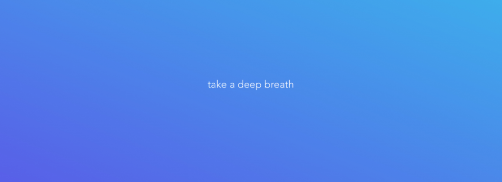 calm app review take a deep breath