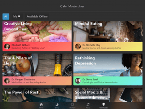 calm app review Masterclass