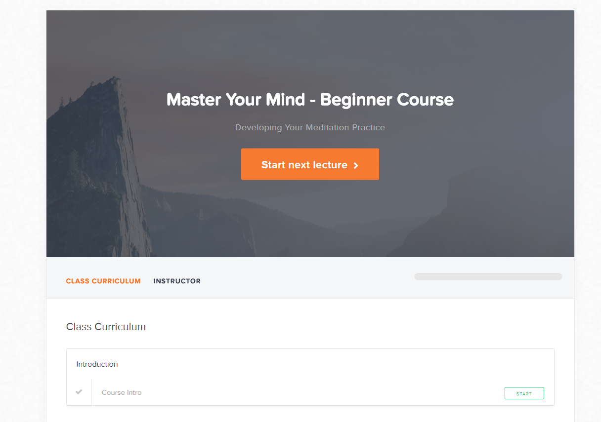 Live and Dare Beginners meditation Beginner course