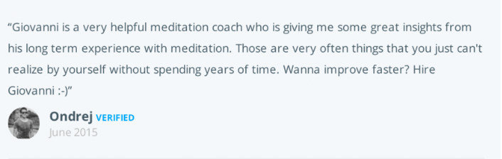 Live and Dare Beginners meditation course testimonial